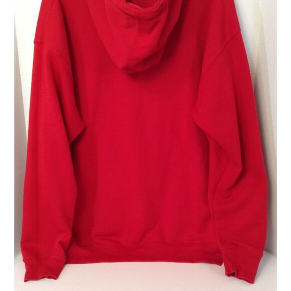 Kansas City Football Hoodie Sweatshirt Men XL Red Pullover Oversized Sports - Picture 10 of 12